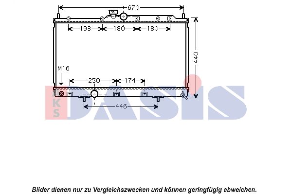 AKS DASIS Radiators, Motora dzesēšanas sistēma 140081N